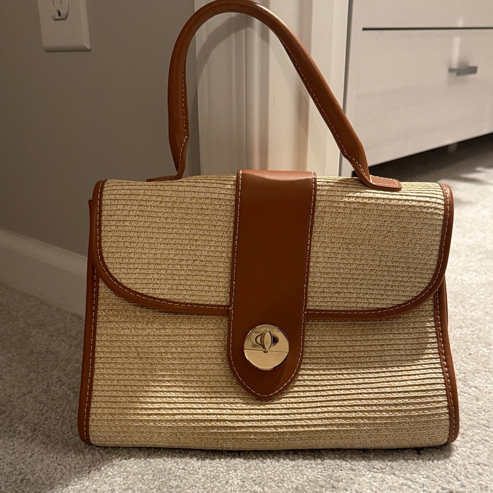 Talbots Tan and Brown Women's Satchel